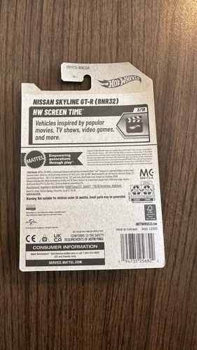 2025 Hot Wheels Nissan Skyline GT-R BNR32 Fast & Furious 4/250 HW Screen Time - Picture 2 of 2