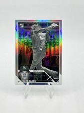 2023 Topps Chrome Nate Eaton Rookie #96 Negative Refractors KC Royals SP