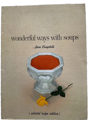Vtg Cookbook Campbell WONDERFUL WAYS WITH SOUP Recipes  Cooking TOMATO SOUP CAKE