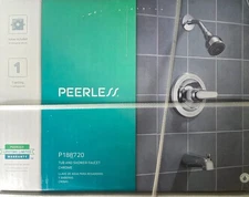 Peerless P188720 Tub and Shower Faucet Chrome Brand New in Box