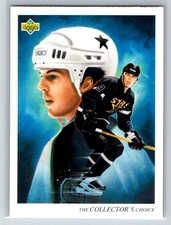 1992-93 Upper Deck #9 Dallas Stars Team Checklist Mike Modano