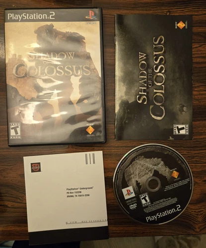Shadow of The Colossus (Sony PlayStation 2, 2005) CIB TESTED w/ registration