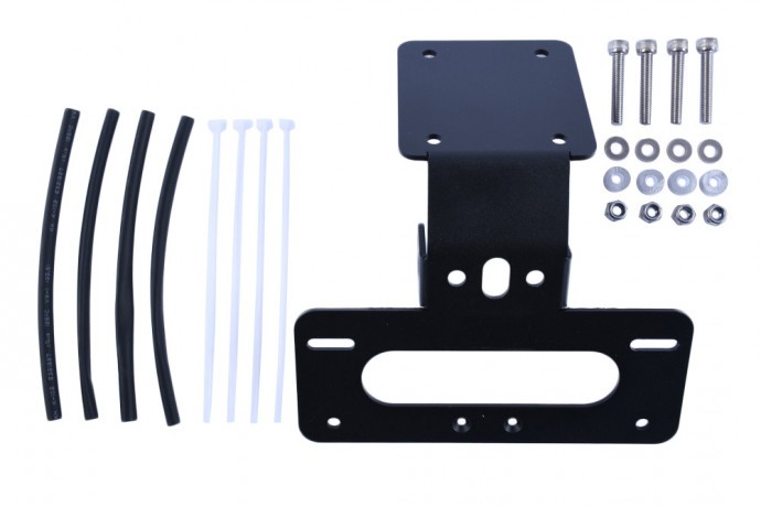 Support de plaque KTM RC 250 pour supprimer la bavette d'origine et affiner l'arrière de la moto