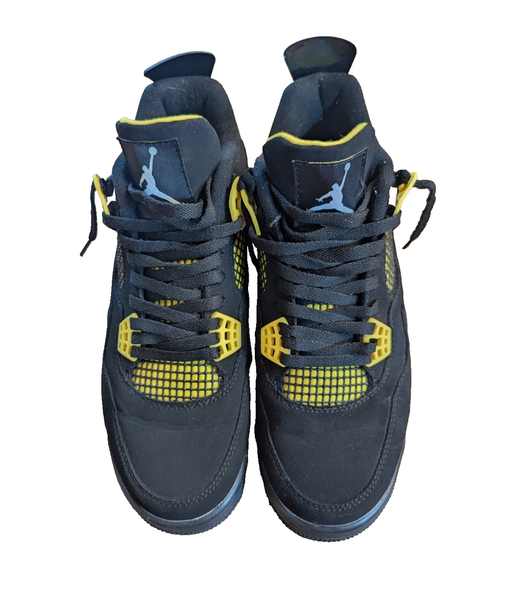 Jordan Air Jordan 4 Retro LS Thunder Black Yellow Men\'s Sneaker 308497-008 Air Jordan 4 Retro  main image 2
