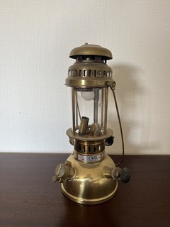 Geniol 150 CP Automatik Starklichtlampe – Messing – Original Germany – Top!