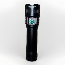 Tactical High Lumen Fire Starting Flashlight Rechargeable LED Torch Survival EDC