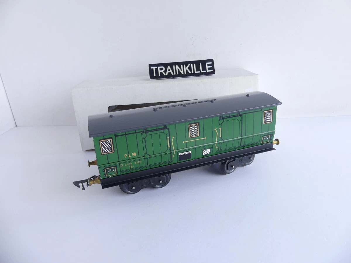 Lot De 2 Wagons De Train (voyageurs + Lits) échelle 0 - Marque Jep - Occasion
