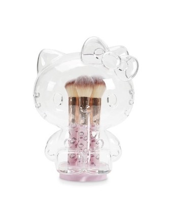 Impressions Hello Kitty Limited Edition Makeup Brush Set & Holder Pink Synthetic