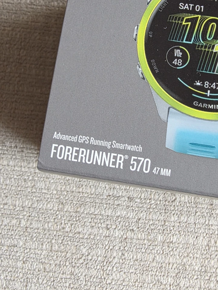 Garmin Forerunner 570 Amp Yellow 47mm GPS Running Smartwatch (010-02971-01) NEW! - Image 3 of 4