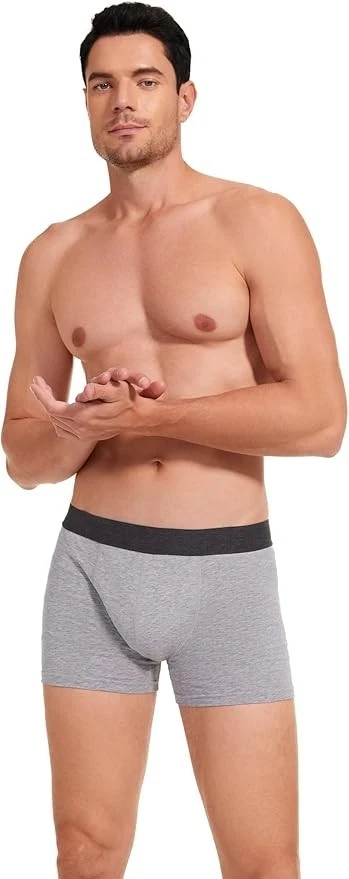 2 Mens Incontinence Underwear Washable bladder control Cotton Boxer Brief Sz M