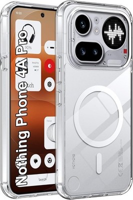 Nothing Phone 4A Pro Schutzhülle TPU PC Kamera Schutz Stoßfest Transparent