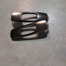 Authentic Oakley Batwolf Replacement "O" Icons-EMBLEMS- Logos GUNMETAL