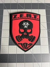 LARGE Z.E.R.T ZOMBIE SHOT SHOW HOOK & LOOP LIMITED EDITION MORALE PATCH
