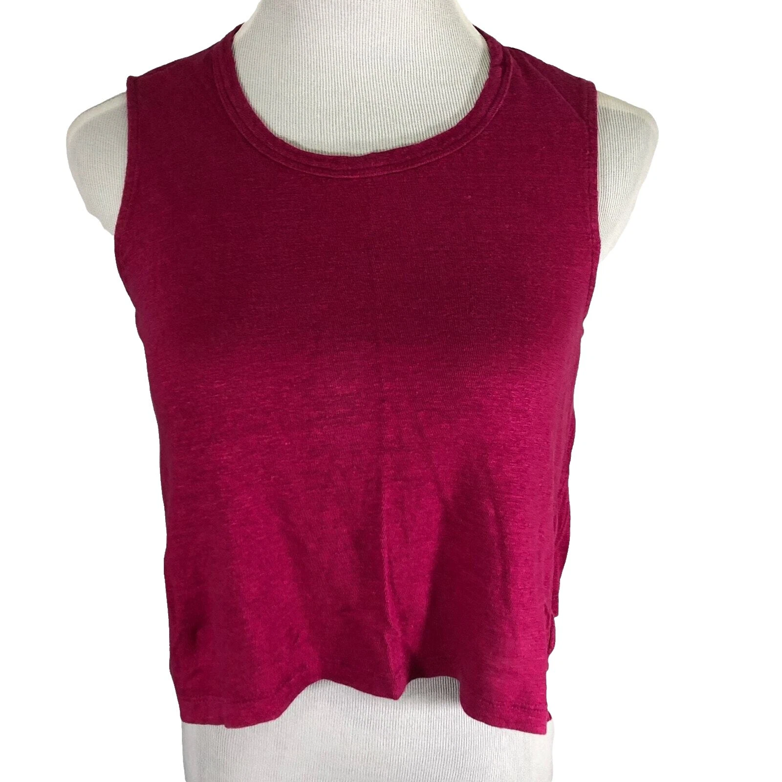 A.L.C. Camisetas sin mangas de lino para mujer