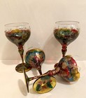 Romanian Hand Painted Wine Glasses ( SET of 4) — photo 5
