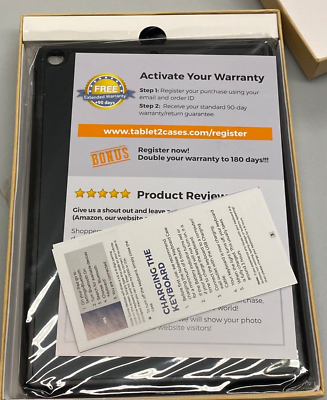 Ejotc Ultra-Slim iPad Keyboard Case for iPad/iPad Air 1st Gen