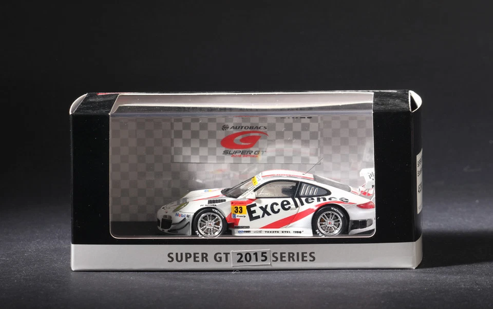 Modelo diecast EBBRO Excellence Porsche SUPER GT300 2015 #33 1/43 Foto 2 de 4