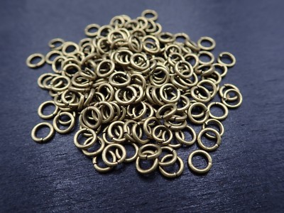 5x1mm Binderinge Spaltringe Biegeringe bronze 10 - 1500 Stück SB 342