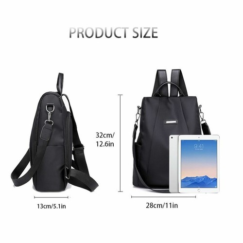 Women Travel Backpack Anti-Theft Rucksack Waterproof Oxford Cloth School Bag USA - Picture 2 of 14