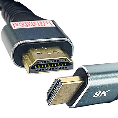 4K 8K HDMI Premium Kabel 2.1 Quality UHD HDR eARC PS5 XBOX TV Beamer 2m