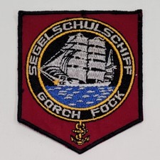 Parche de colección de barco de entrenamiento de la Armada alemana Gorch Fock Segelschulschiff ML005.
