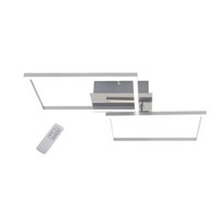 Briloner Cct Led Wand- Und Deckenleuchte Mit Fernbedienung Chrom-Alu