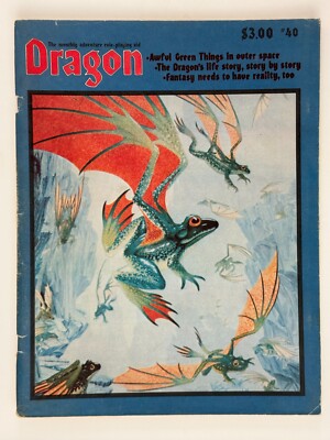 Dragon Magazine #40 w/ attached The Dragon's Life Story in VG Condition TSR D&D
