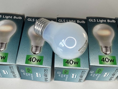 40w ES Pearl GLS Lamp Edison Screw Crompton Old Style Light Bulb E27 - Picture 18 of 24