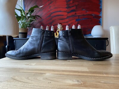 Leather Marks And Spencer Mens Chelsea Boots Black Leather Chelsea