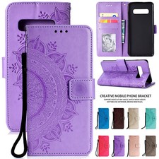 For Samsung Galaxy S24 S23 Ultra S22 S21 S20 Note 20 Leather Wallet Flip Case