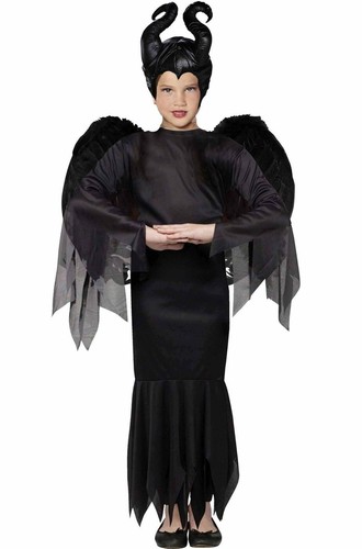 Costume Maleficent Malefica Bambina | eBay