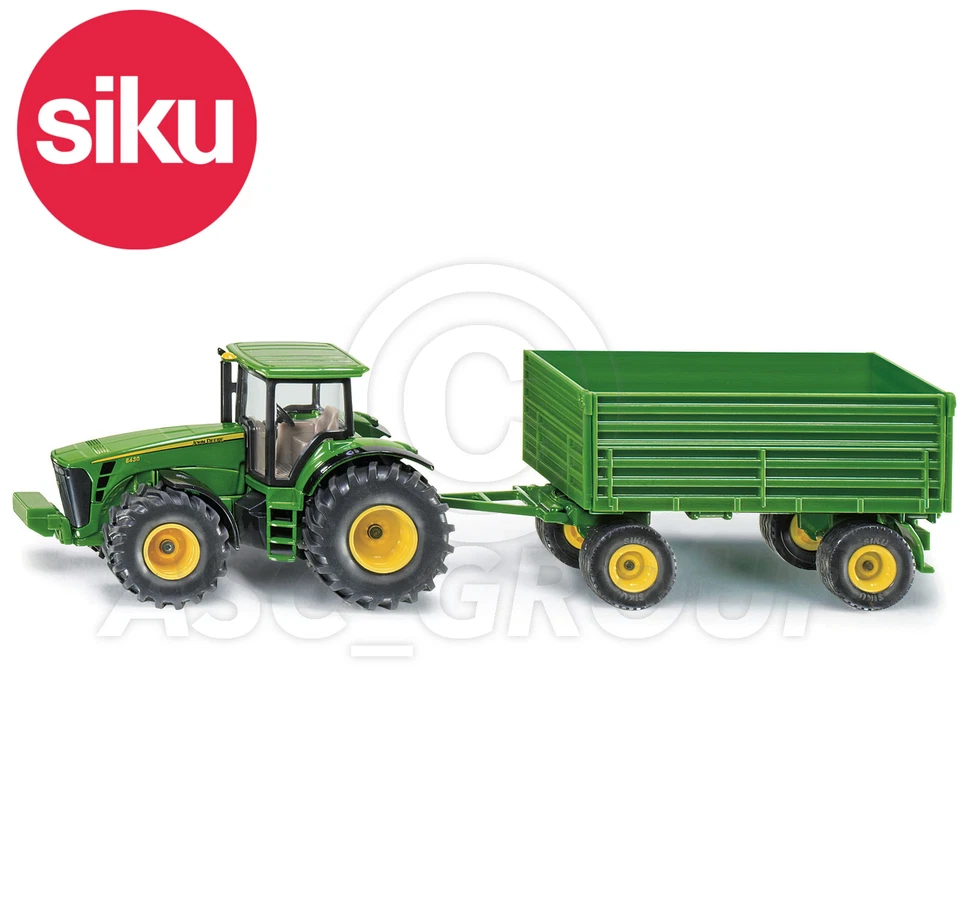 Siku NO.1953 1:50 John Deere Traktor Mit Kippanhänger Lkw Dicast Modell / Toy - Bild 1 von 1
