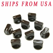 KAISH 10* Guitar AMP Effect Pedal Knobs Davies 1510 Pointer Knob Set Screw Brown