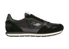 EA7 EMPORIO ARMANI $275 Men's Sneakers Running Shoes AUTHENTIC NEW Black X4X537
