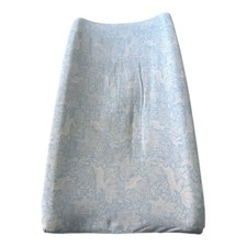 Rifle Paper Company Wildwood Fable Blue Custom Diaper Changing Pad Cover