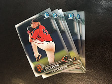 2016 Bowman Chrome BCP72 Phil Bickford 9 count lot San Francisco Giants