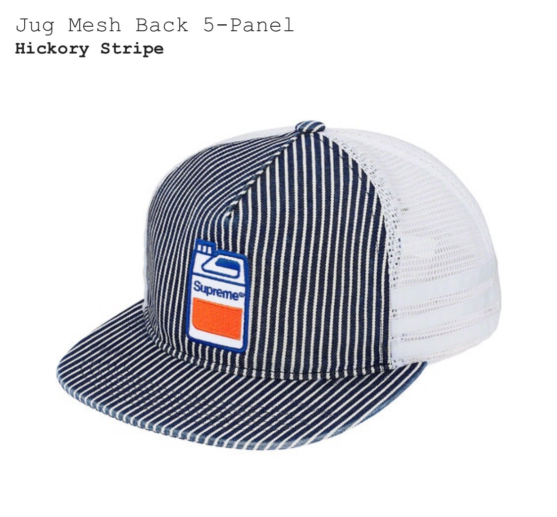 帽子 SUPREME JUG MESH BACK 5PANEL BLACK Supreme Jug Mesh Back 5-Panel (FW19) - $42