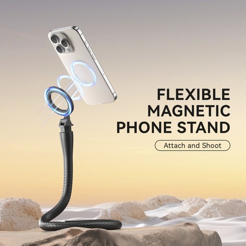 Flexible Magnetic Suction QuickDisassembly Magsafe Mobile Phone Holder Camera S2