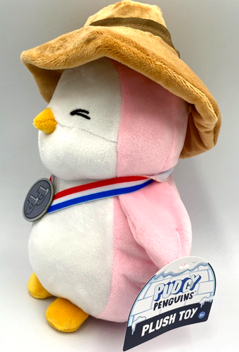 Pudgy Penguins Bella Bucket Pink Plush Toy Penguin 11 inch tall NWT - Picture 2 of 3