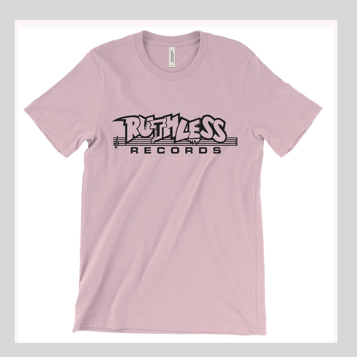 Ruthless Records Logo T Shirt - Jerry Heller Eazy-E Compton