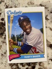 2020 TOPPS X SUPER 70s SPORTS BASE CARD LOS ANGELES DODGERS DUSTY BAKER #35