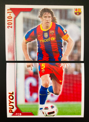 2010-11 Panini FC Barcelona # 33 - 34 Carles Puyol action puzzle