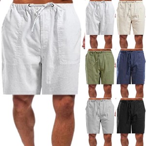 linen shorts drawstring