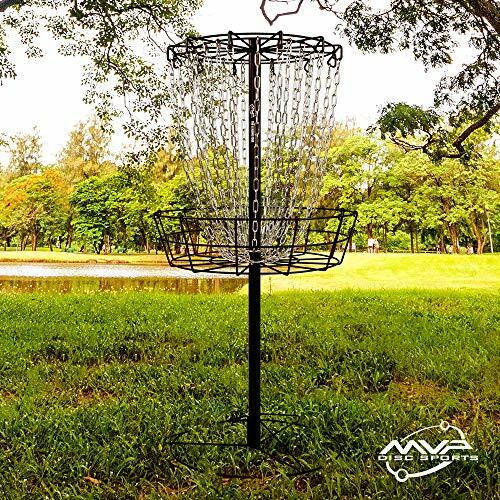 MVP Black Hole Practice 24Chain Portable Disc Golf Basket Target