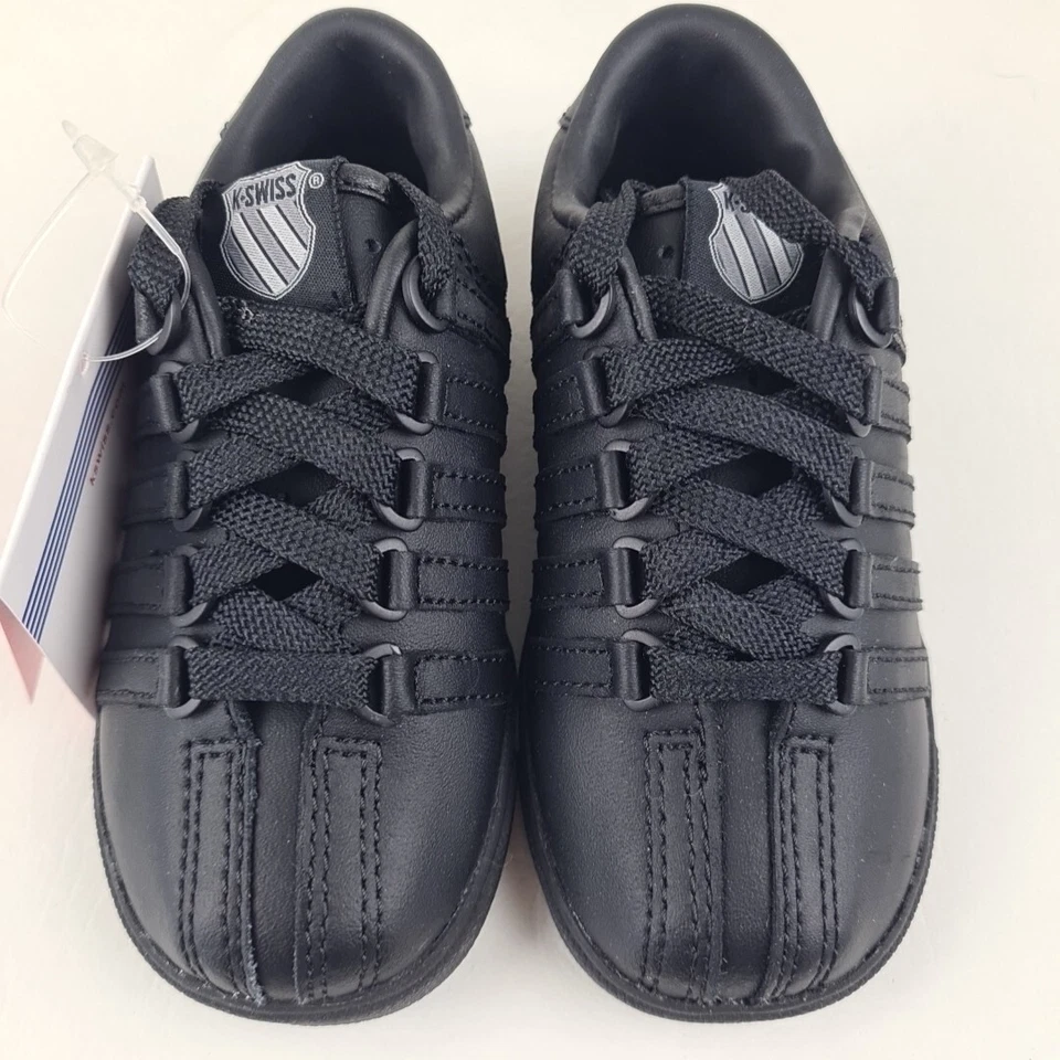 K-Swiss Niños Pequeños The Classics Lite 20144 Zapatos Informales Tenis Negros Talla 4 Foto 4 de 4