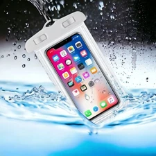 Universal Waterproof Extreme Dry Cell Phone Bag White 📱