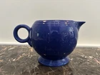 Vintage Fiestaware Cobalt Blue Ice Lip Pitcher