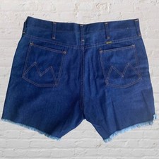 Vintage 70s high waisted maverick denim cutoff shorts