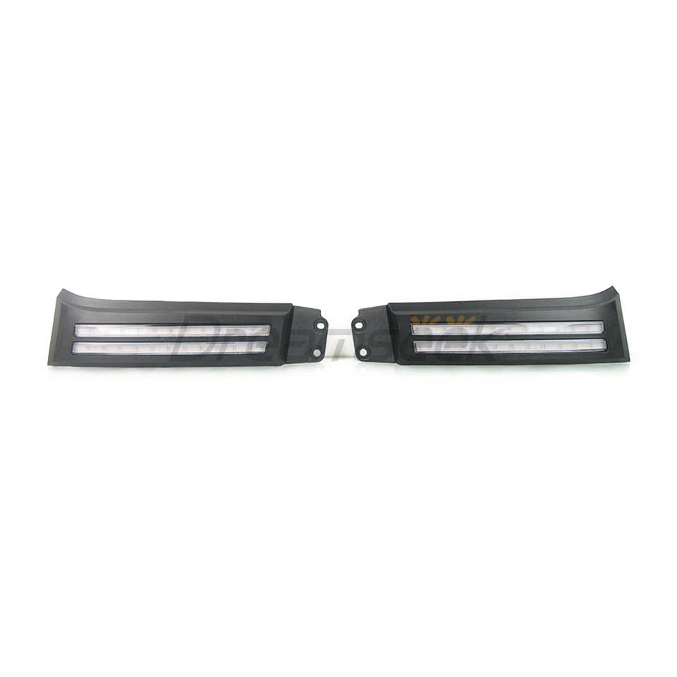 DRL Headlight Trim for Toyota Tundra 2007-2013 LED Side Marker Light With Turn - image 3 of 4