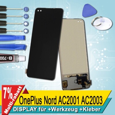 Display Für OnePlus Nord AC2001 AC2003 Bildschirm INCELL Schwarz+